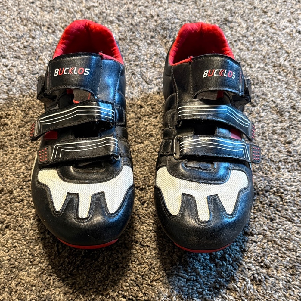 Men's Black and Red cycle Shoes